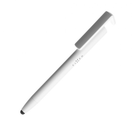 Fixed - Stylus Pen (FIXPEN-WH) - for Phones and Tablets, 3 in 1, Compact Size - White