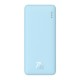 Baseus - Power Bank Airpow (P10022801313-00) - USB, Type-C, Micro-USB, 20W, 10000mAh, with Cable Type-C - Galaxy Blue