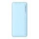 Baseus - Power Bank Airpow (P10022801313-00) - USB, Type-C, Micro-USB, 20W, 10000mAh, with Cable Type-C - Galaxy Blue