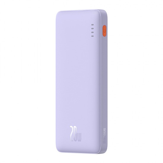 Baseus - Power Bank Airpow (P10022801513-00) - USB, Type-C, Micro-USB, 20W, 10000mAh, with Cable Type-C - Nebula Purple