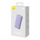 Baseus - Power Bank Airpow (P10022801513-00) - USB, Type-C, Micro-USB, 20W, 10000mAh, with Cable Type-C - Nebula Purple