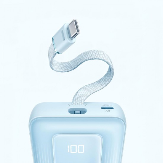 Anker - Power Bank Zolo (A1688H21) - Type-C, USB, 10000mAh, 30W, with Type-C Cable - White