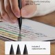 ESR - Stylus Pen (6C00107) - for iPad, Magnetic Attachment, Bluetooth, Type-C, Palm Rejection, Tilt Sensitivity - Black