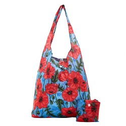 Blue Poppies Shopper