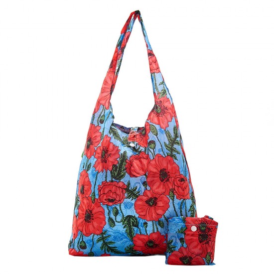 Blue Poppies Shopper