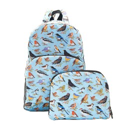 Blue Wild Birds Backpack
