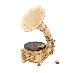 Classical gramophone（Electric & Hand rotate mode)