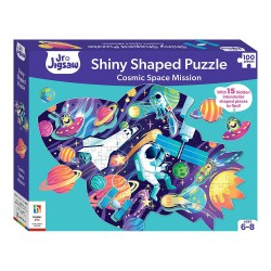 Cosmic Space Mission Shiny Shaped Puzzle