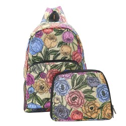 Green Peonies Backpack