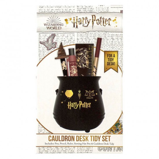 Harry Potter  Cauldron Desk Tidy Set