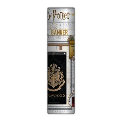 Harry Potter Wall Banner Hogwarts Black