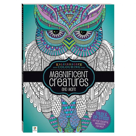 Kaleidoscope Colouring Book 72pp: Magnificent Creatures and More
