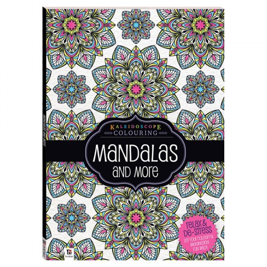 Kaleidoscope Colouring Book 72pp: Mandalas and More