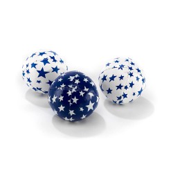 Set 3 Acrobat Juggling Balls Junior (80g.) white & blue