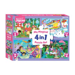 4-in-1 Puzzles: My Magical 4-in-1 Puzzle Set