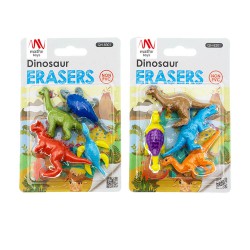 Fancy Eraser Set: Dinosaurs