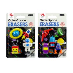 Fancy Eraser Set: Outer Space Traveller