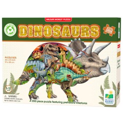 Άγρια Ζωή - Παζλ δεινόσαυροι (200 κομμάτια)