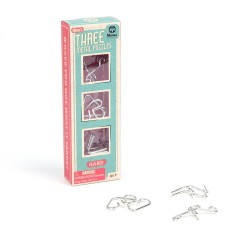 Mensa Set of 3 Hard Wire Puzzzles