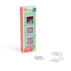 Mensa Set of 3 Harder Wire Puzzzles
