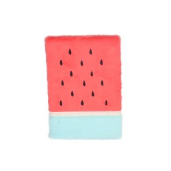 Watermelon A5 Plush Lined Notebook