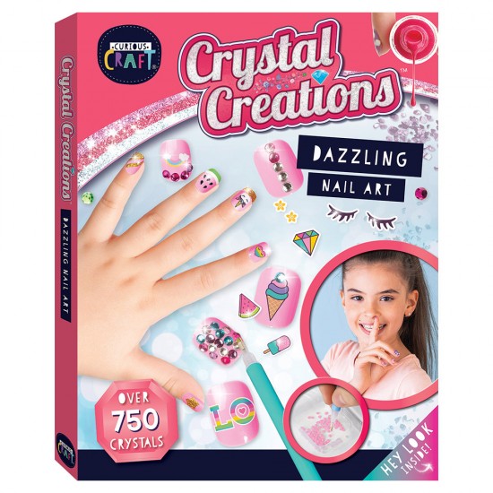 Curious Craft Crystal Creations: Dazzling Nail Art