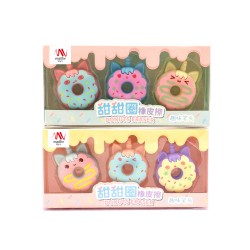 Fancy Eraser Set: Donuts