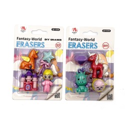 Fancy Eraser Set: Fantasy World