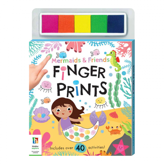 Finger Print Art: Mermaids and Friends