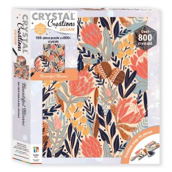 Crystal Creations 500-Piece Jigsaw: Beautiful Blooms
