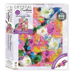 Crystal Creations 500-Piece Jigsaw: Floral Bouquet