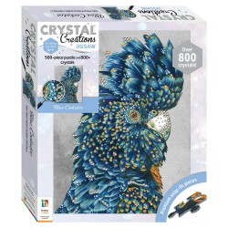 Crystal Creations 500-Piece Jigsaw: Blue Cockatoo