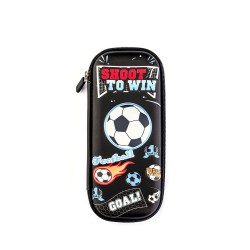 Shoot To Win 3D Embossed Hard Shell Pencil Case