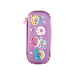 Sweet Club 3D Embossed Hard Shell Pencil Case
