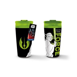 Star Wars (Yoda - Feel The Force) Metal Travel Mug