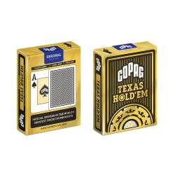 COPAG Texas Hold'em GOLD - Jumbo Face - 2 index - Black