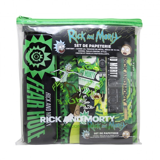 Rick & Morty Stationery Set Bumper-Stickers