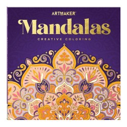 Art Maker Square Colouring Books: Mandalas