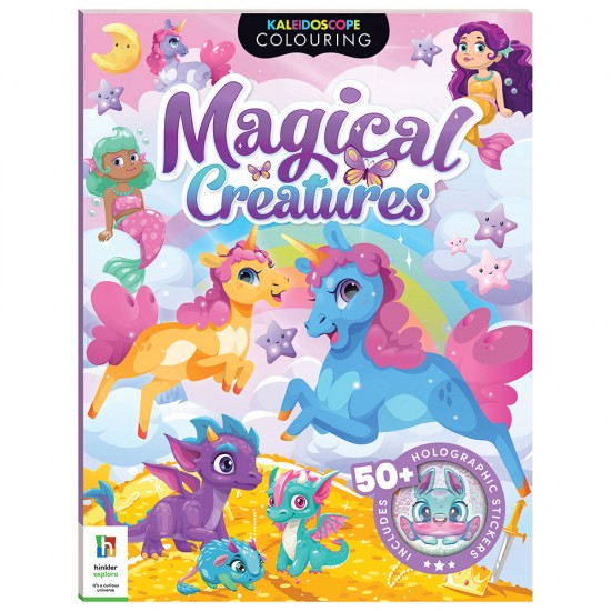 Kaleidoscope Colouring and Sticker Books: Magical Creatures