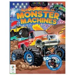 Kaleidoscope Colouring and Sticker Books: Monster Machines