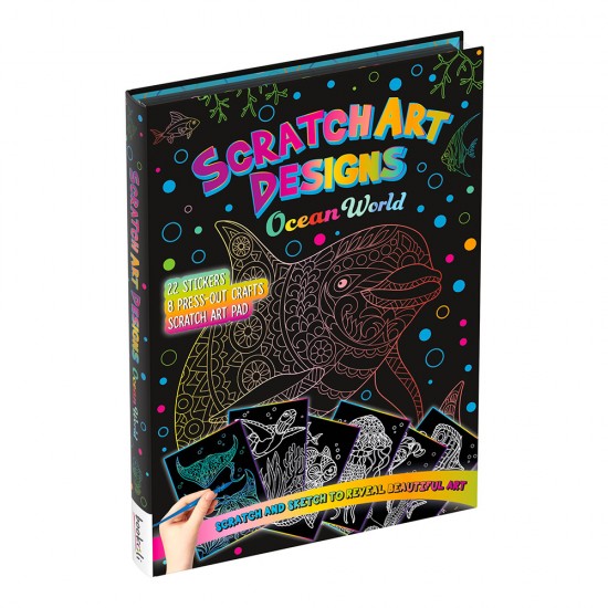 Craft Folders: Ocean Scratch Art