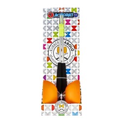 Boxed Acrobat Set 105 Rubber Diabolo Orange + alum. hand sticks