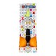 Boxed Acrobat Set 105 Rubber Diabolo Orange + alum. hand sticks
