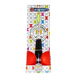 Boxed Acrobat Set 105 Rubber Diabolo Red + alum. hand sticks