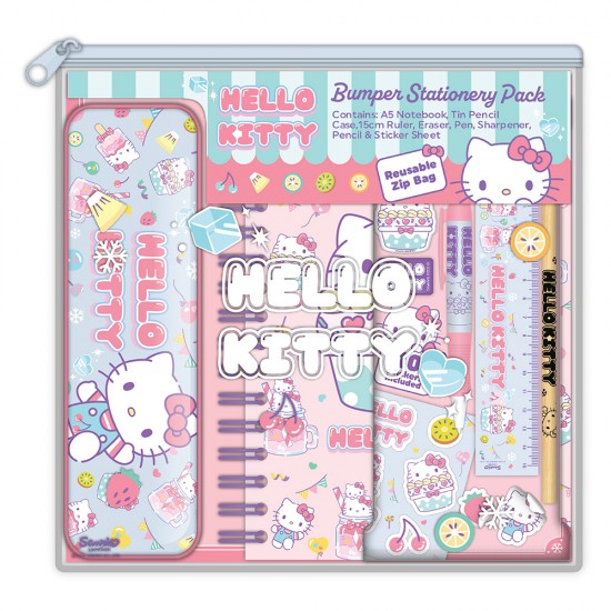 Hello Kitty Bumper Stationery Set - Cupcake