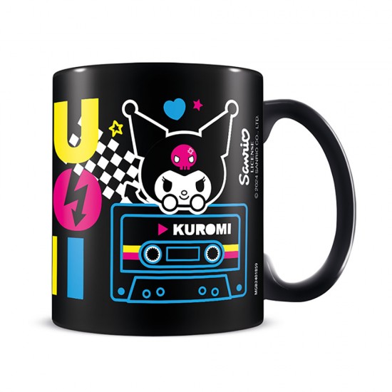 Kuromi (Punk Vibes) Black Pod Mug