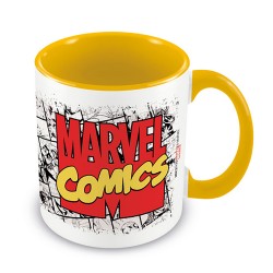 Marvel Comics - Logo Yellow Coloured Inner Mug