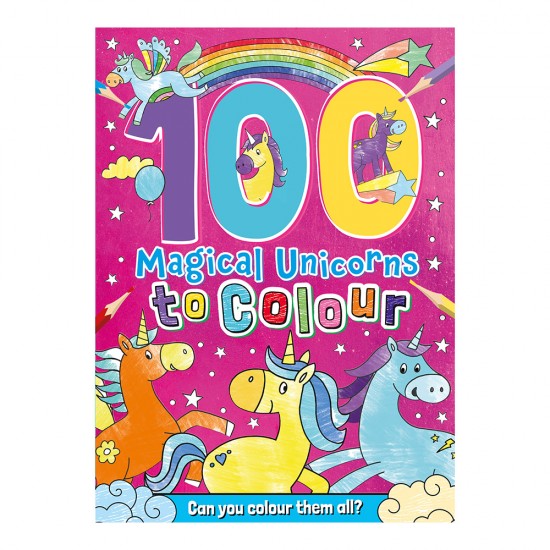 Mega Colouring 100: 100 Magical Unicorns to Colour