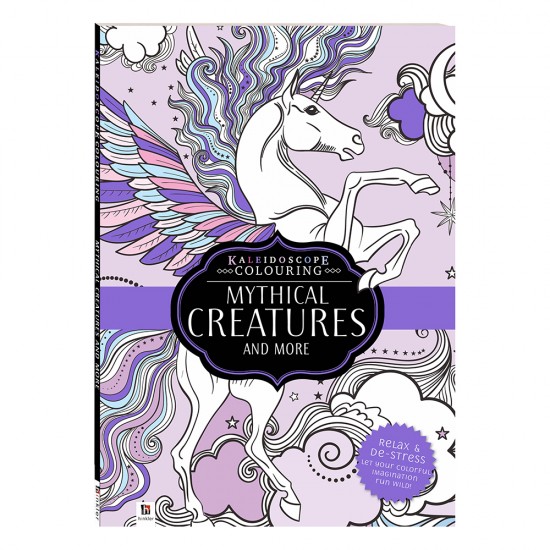 Kaleidoscope Colouring Book 72pp: Mythical Creatures and More