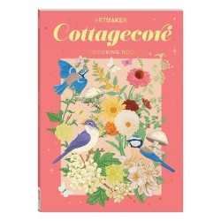 Art Maker Colouring Book 72pp: Cottagecore